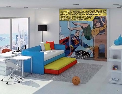 Superman Comic Wall Art