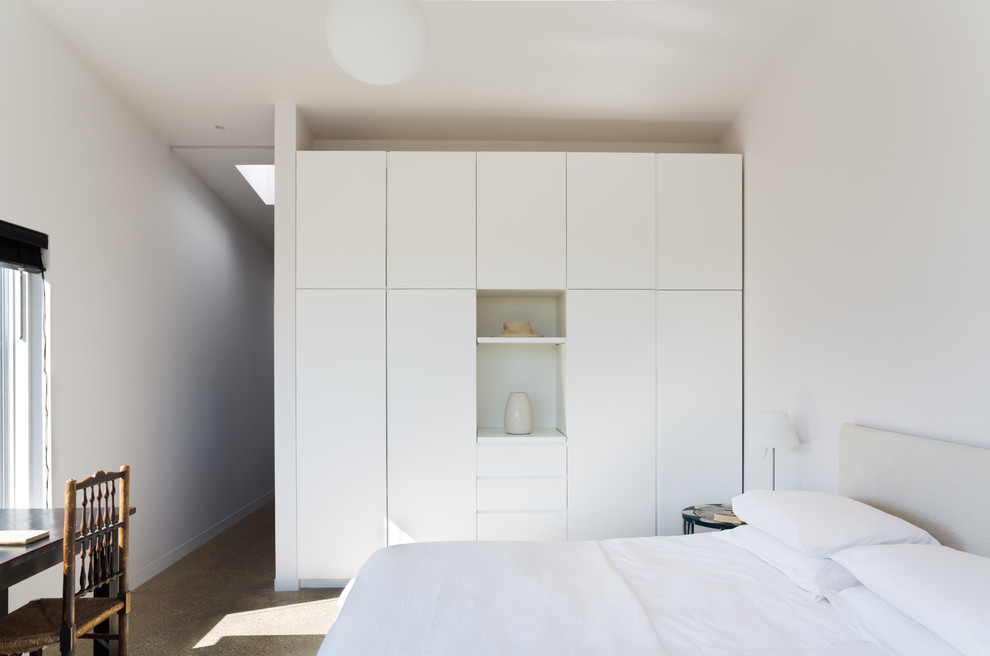 Photo of a contemporary bedroom in London.