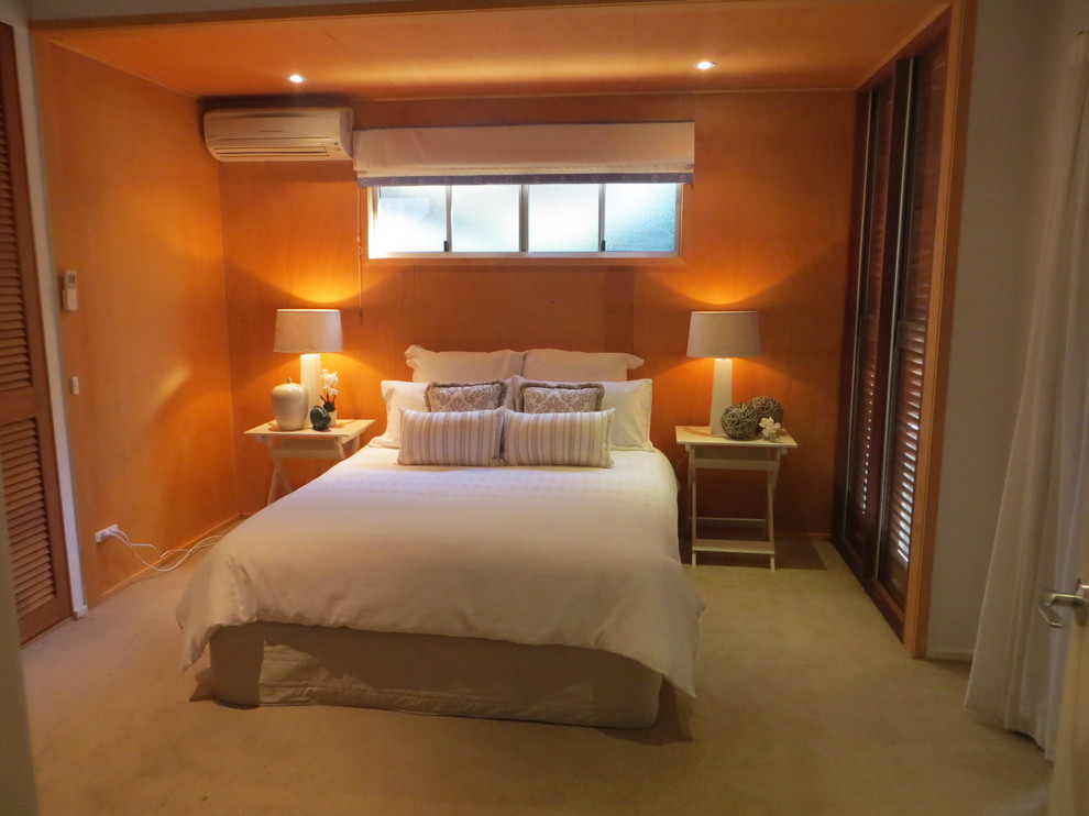 Photo of a bohemian bedroom in Brisbane.
