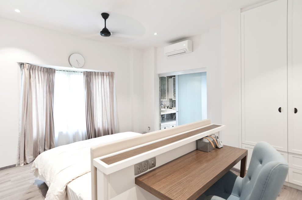 Modernes Schlafzimmer in Singapur