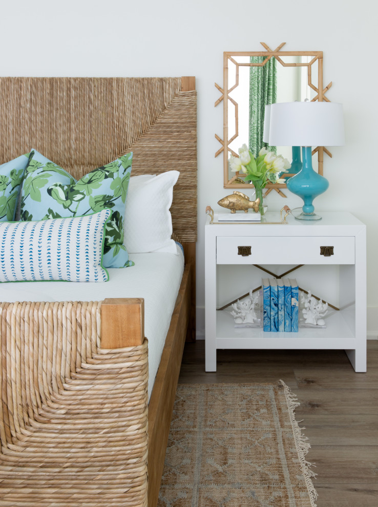 Inspiration for a beach style bedroom in Austin.
