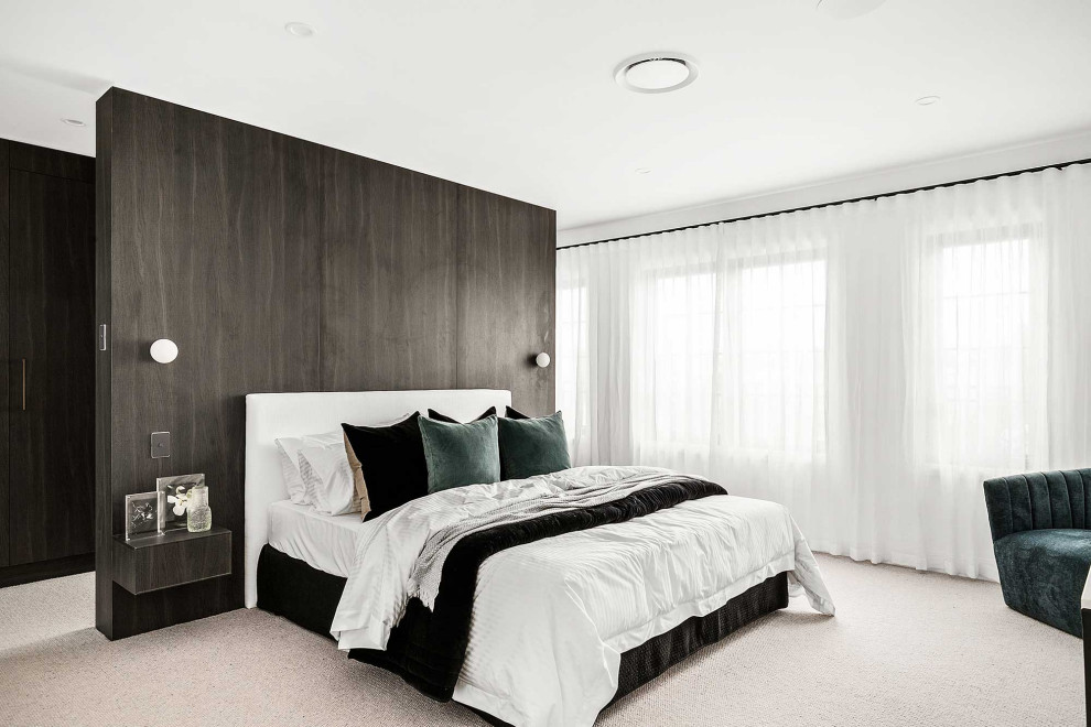 На фото: спальня в современном стиле
