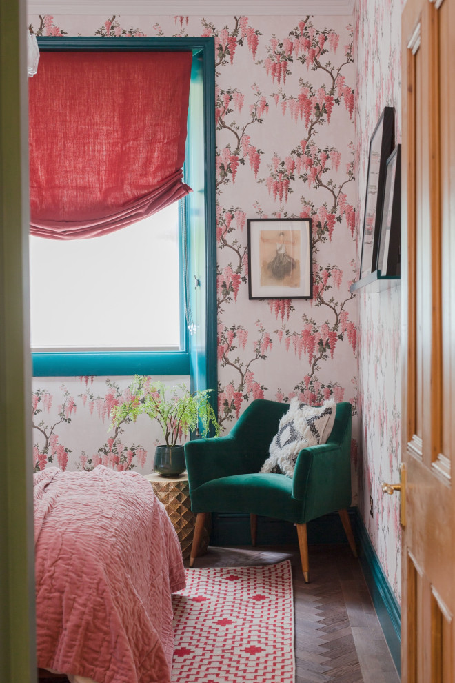 Inspiration for a classic bedroom in London.