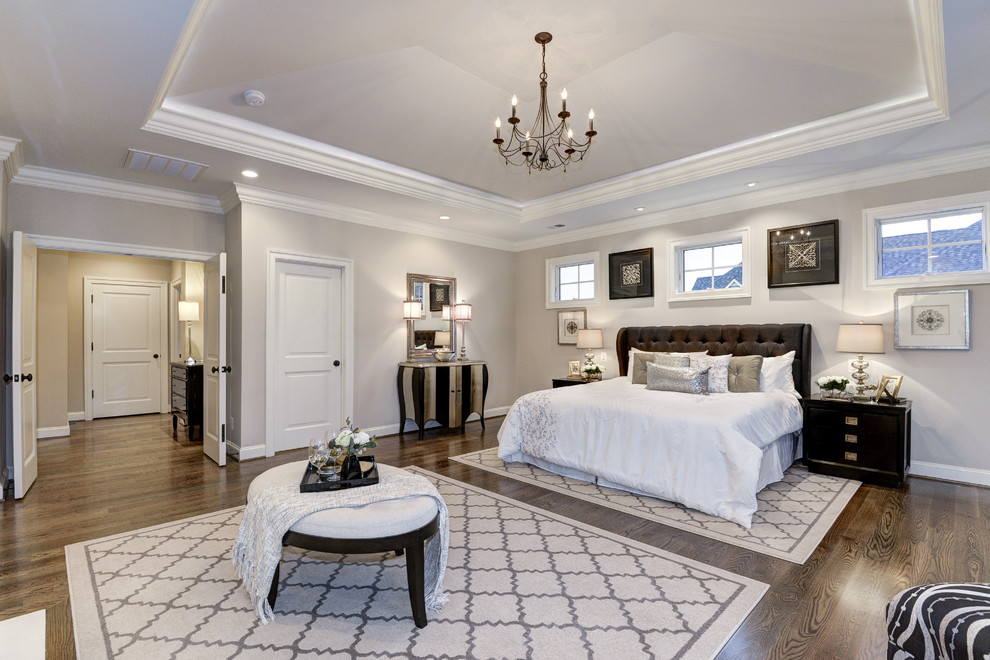 Design ideas for a traditional bedroom in DC Metro.