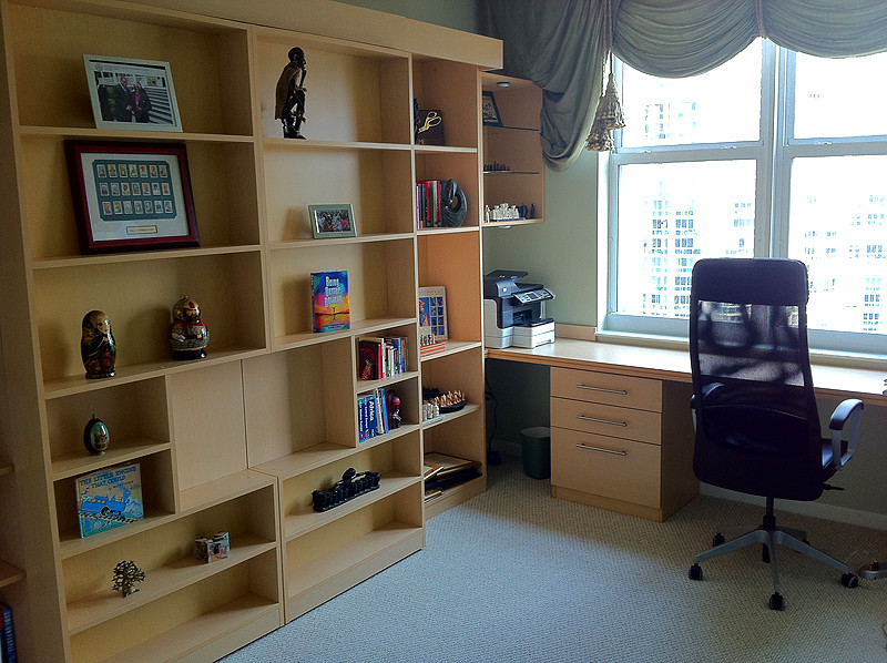 The Jefferson Murphy bed and home office combined Traditional