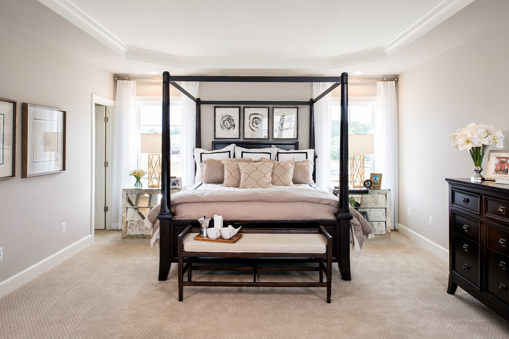Inspiration for a classic bedroom in DC Metro.