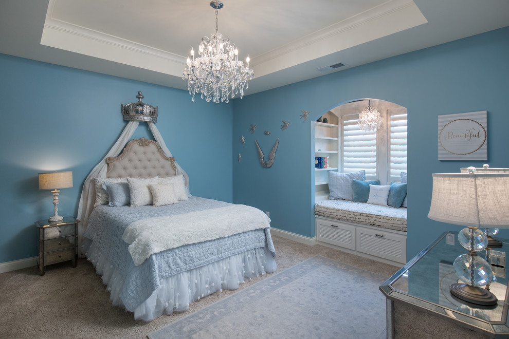 Design ideas for a classic bedroom in Kansas City.