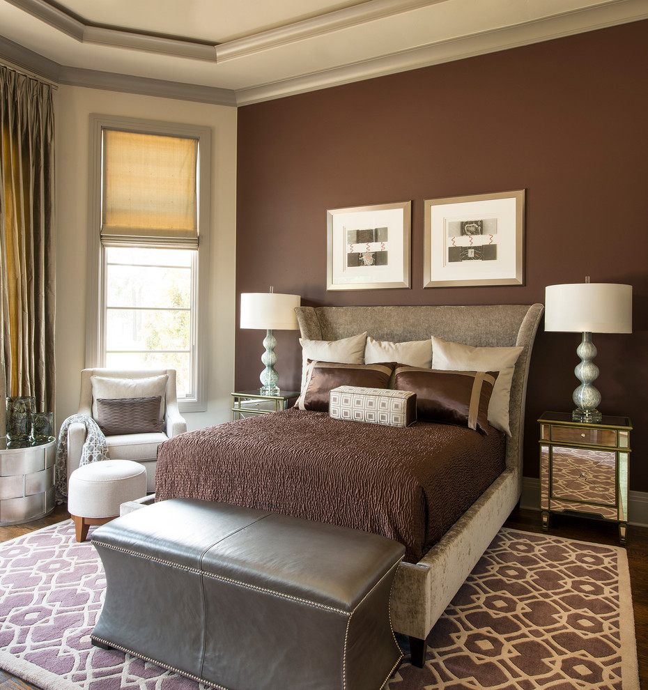 Example of a trendy bedroom design in Dallas