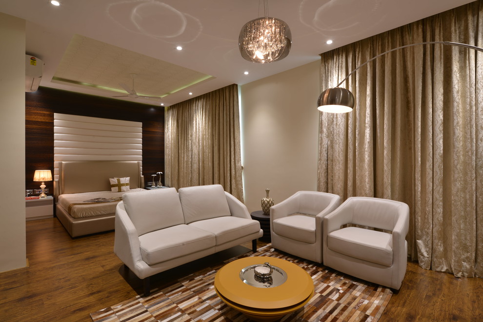 The Luxurious Panaroma Contemporary Bedroom Mumbai by Milind