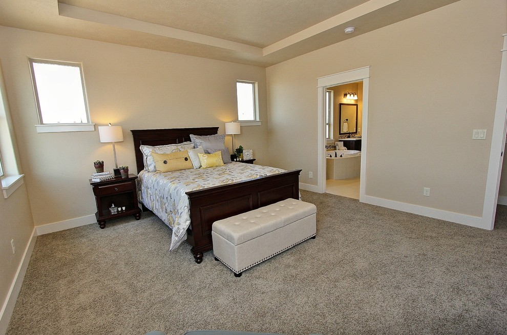 Inspiration for a classic bedroom in Boise.