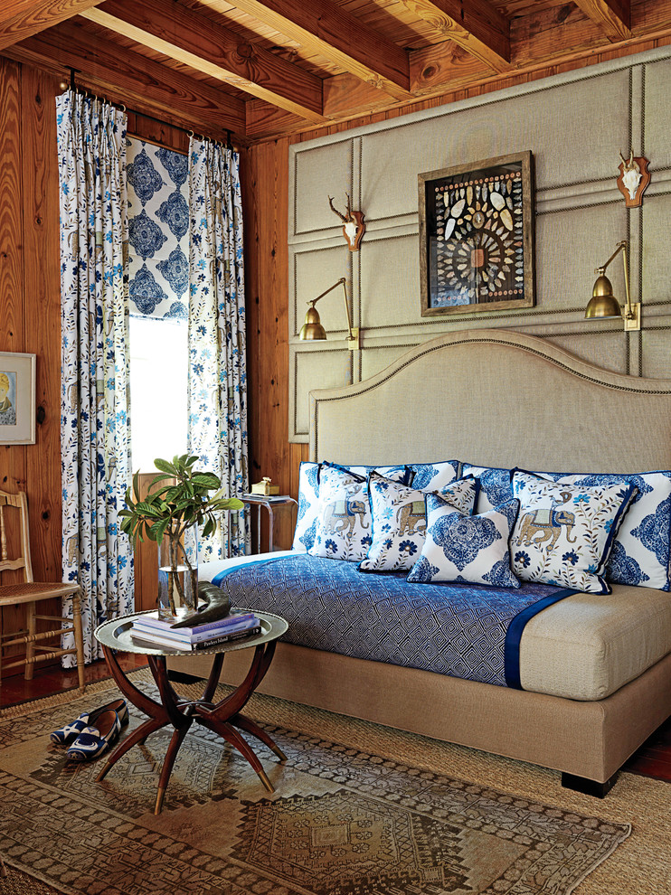 This is an example of a classic master bedroom in Charleston.