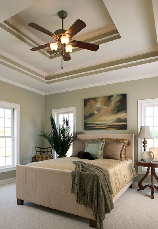 Design ideas for a traditional bedroom in Charlotte.