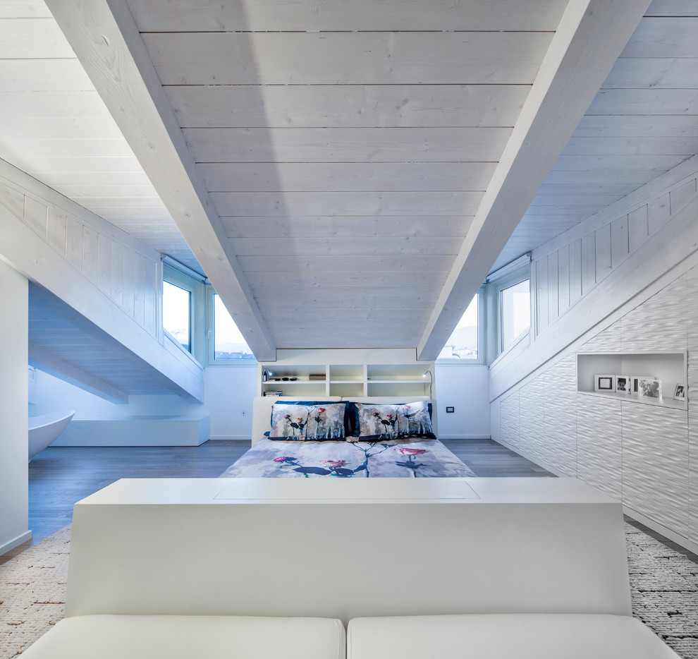 Modernes Schlafzimmer in Turin