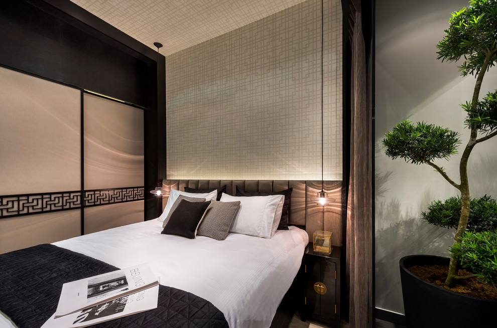 Bedroom - zen bedroom idea in Singapore