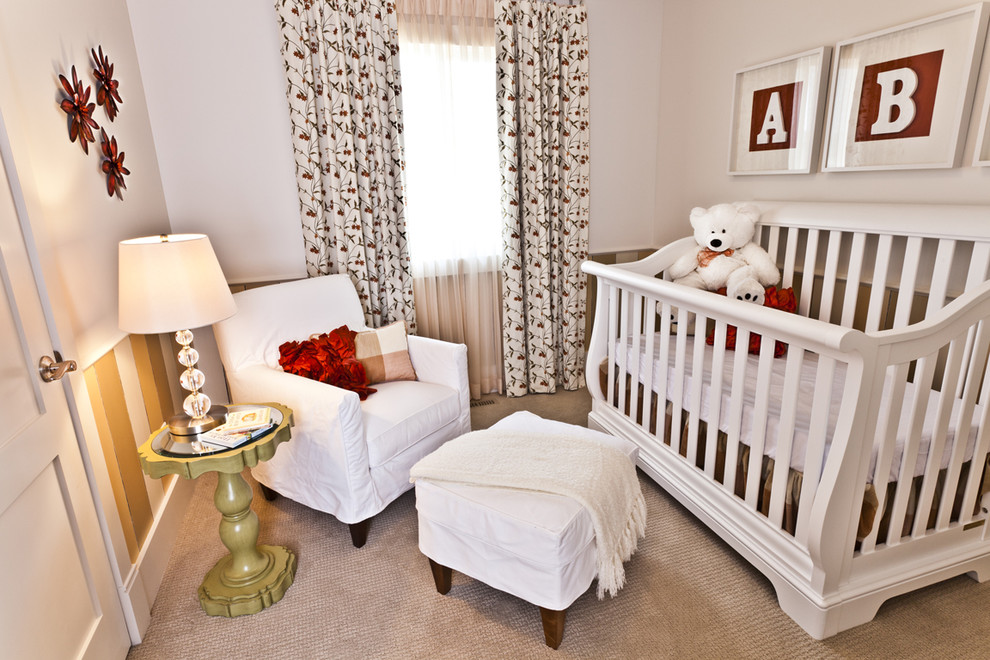 Идея дизайна: комната для малыша в современном стиле