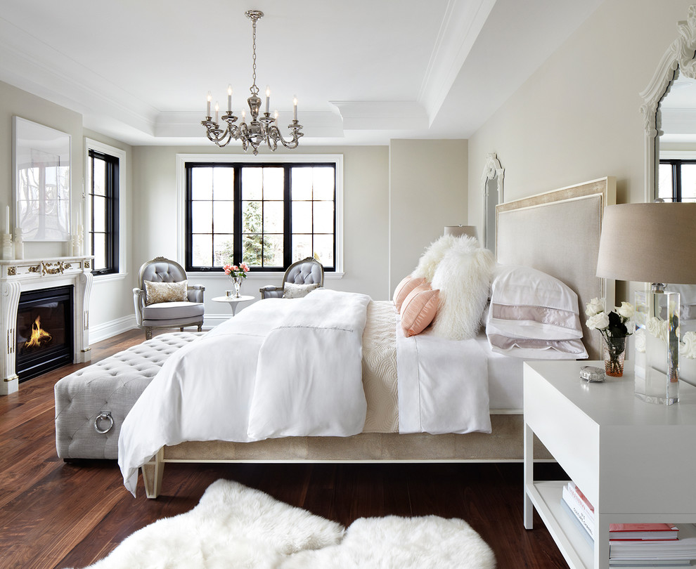 Inspiration for a transitional bedroom remodel in Toronto