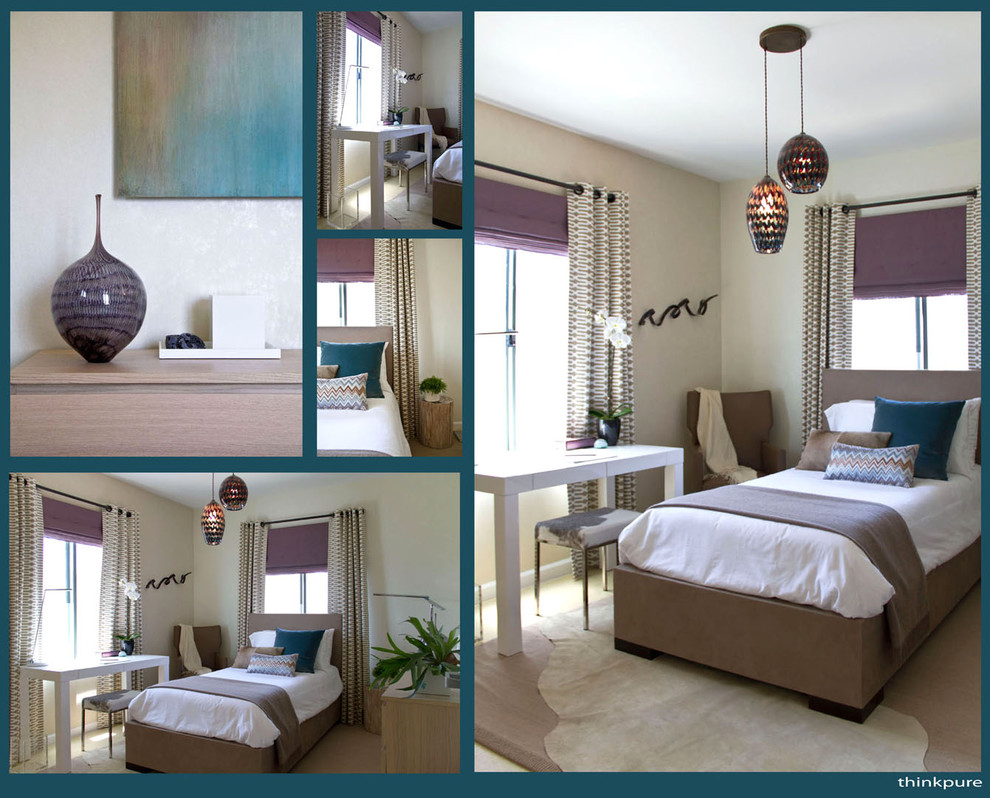Example of a bedroom design in Los Angeles