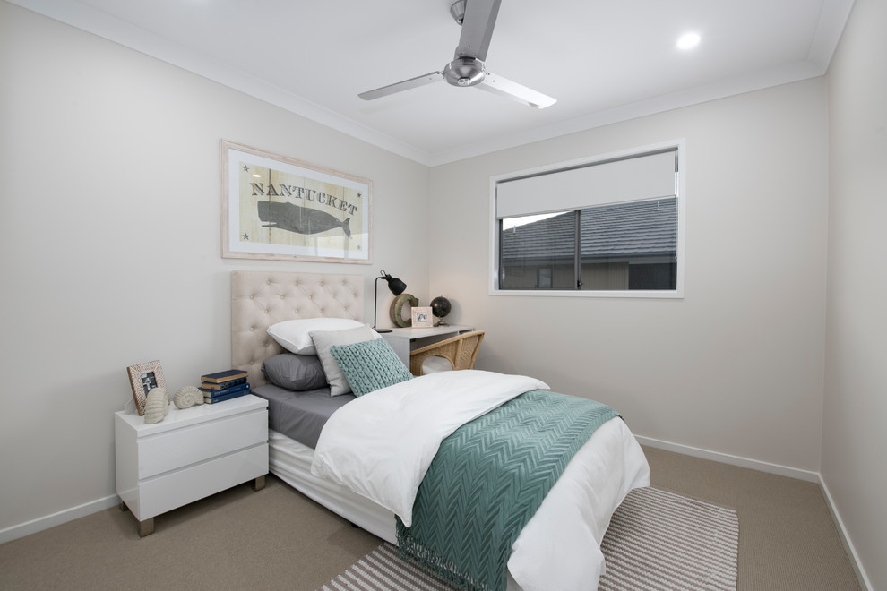 Thornlands Display Home Modern Bedroom Brisbane by DRHomes Pty