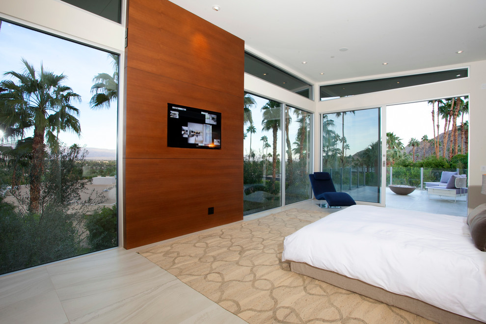 Modernes Schlafzimmer in Los Angeles