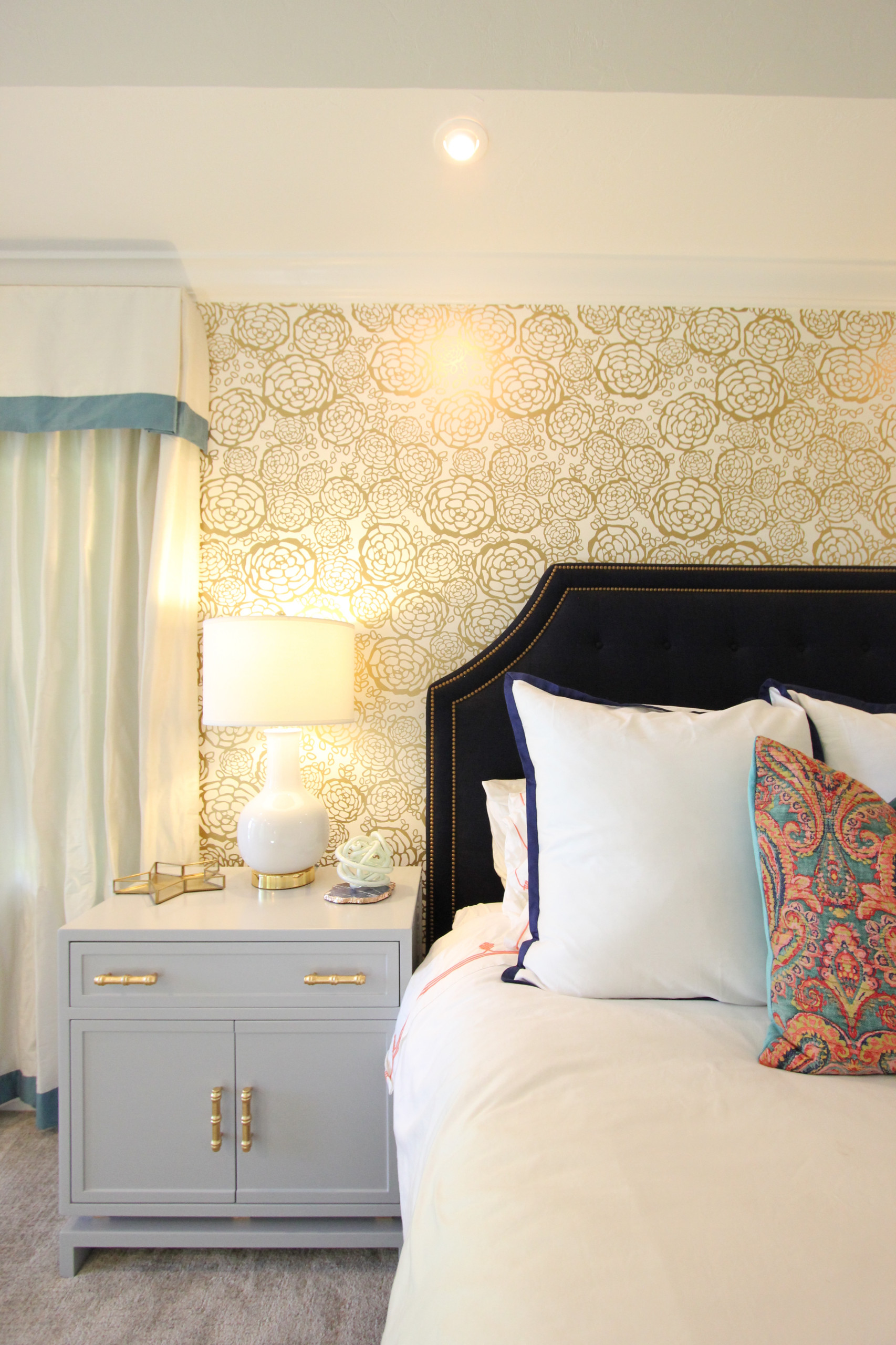 Tory Burch + Kate Spade Inspired Interior - Transitional - Bedroom - Tampa  - by BLU Interiors: Chelsea Dunbar | Houzz