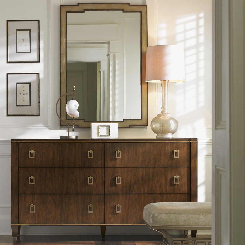 Example of a trendy bedroom design in Miami