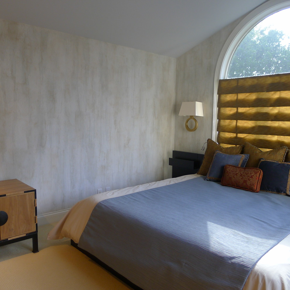 Bedroom - contemporary bedroom idea in Indianapolis