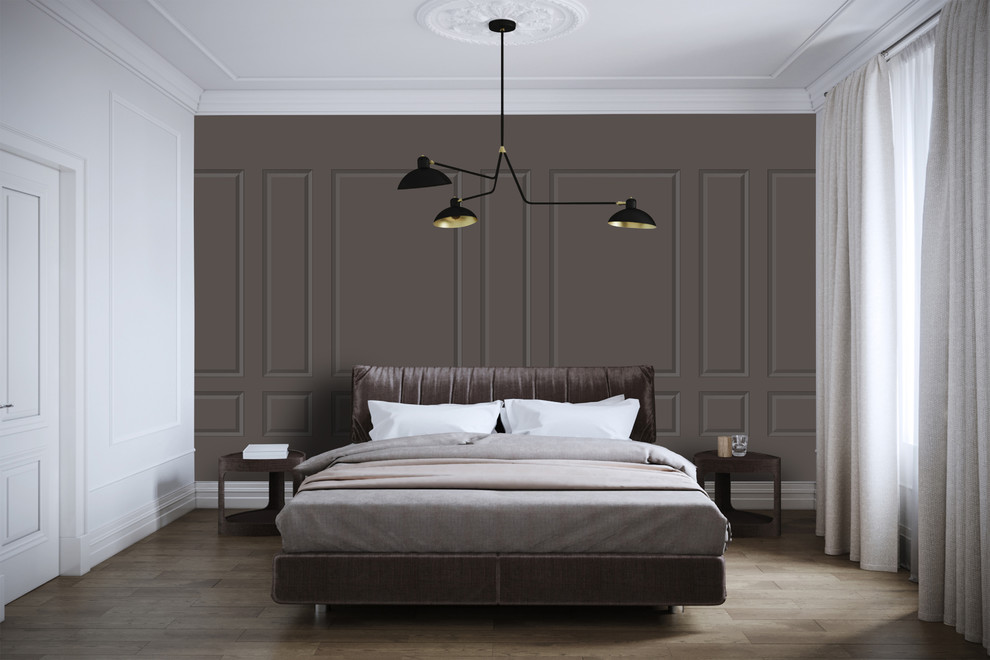 Traditional Panel Bedroom Wallpaper Mural Contemporary Bedroom Hampshire by Change Your