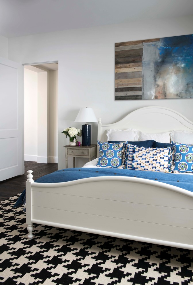 Photo of a mediterranean bedroom in Phoenix.