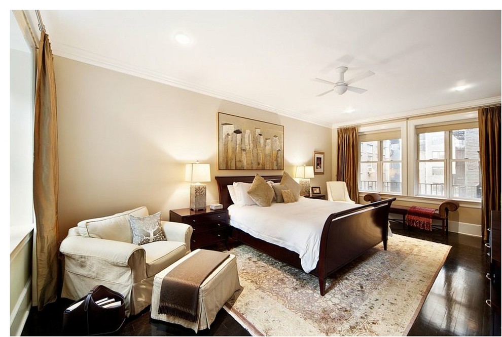 ニューヨークにあるトラディショナルスタイルのおしゃれな寝室