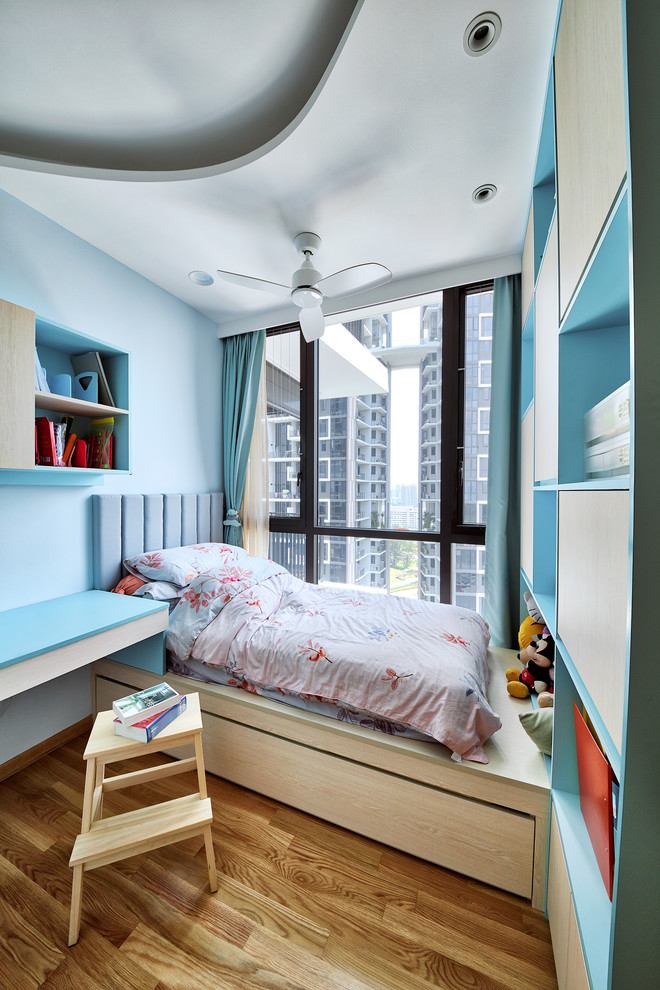 Skandinavisches Schlafzimmer in Singapur