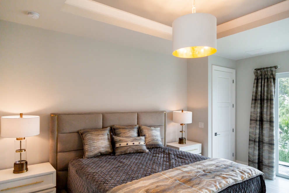 Tundra Homes Model in Cape Coral, FL Transitional Bedroom Miami