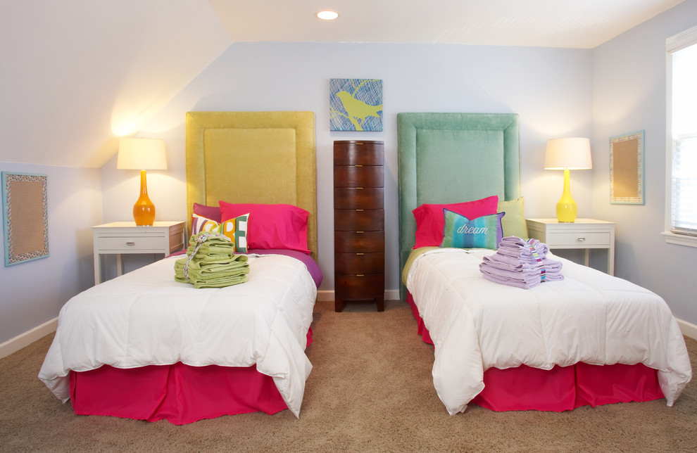Bedroom - eclectic bedroom idea in Kansas City