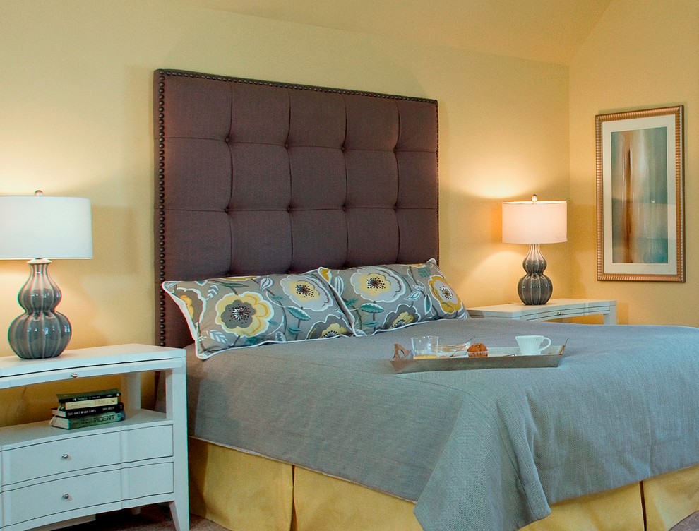 Upholstered Headboard tips Beach Style Bedroom Other by