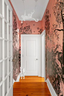 おしゃれな寝室 ピンクの壁 壁紙 のインテリア画像 75選 21年11月 Houzz ハウズ おしゃれな寝室 ピンクの壁 壁紙 のインテリア画像 75選 21年11月 Houzz ハウズ