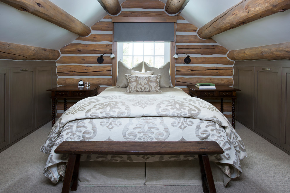 Idéer för ett rustikt sovrum