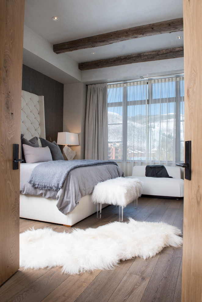デンバーにある北欧スタイルのおしゃれな寝室のインテリア