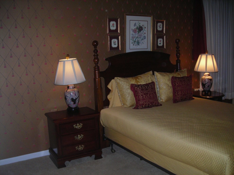 Example of a classic bedroom design in Philadelphia