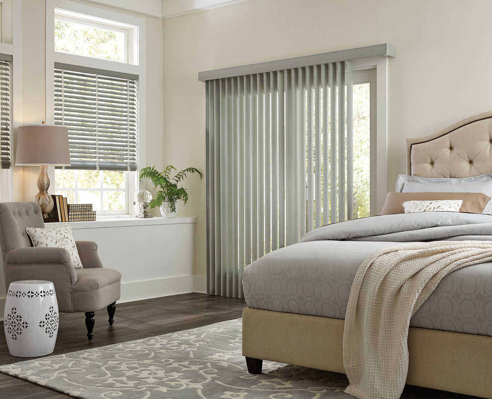 Vertical Blinds Traditional Bedroom Vancouver by Inspired