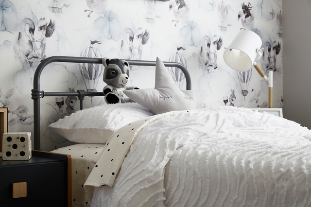 Vibe Single Bed Frame Grey Traditional Bedroom Melbourne