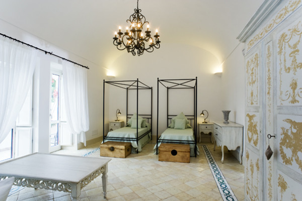 Mediterranes Schlafzimmer in Neapel