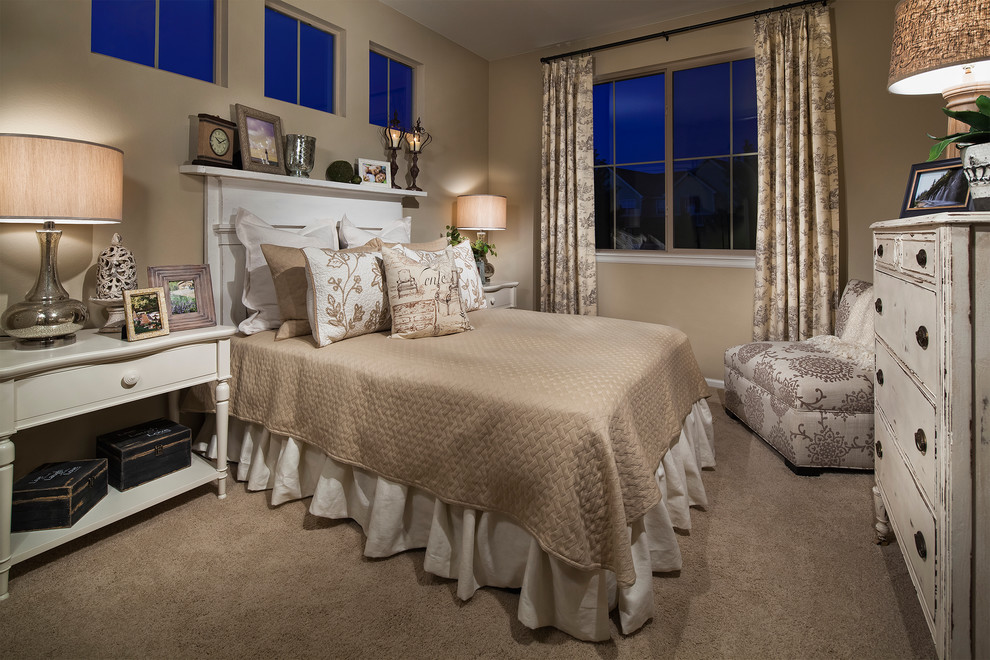 Elegant bedroom photo in Denver