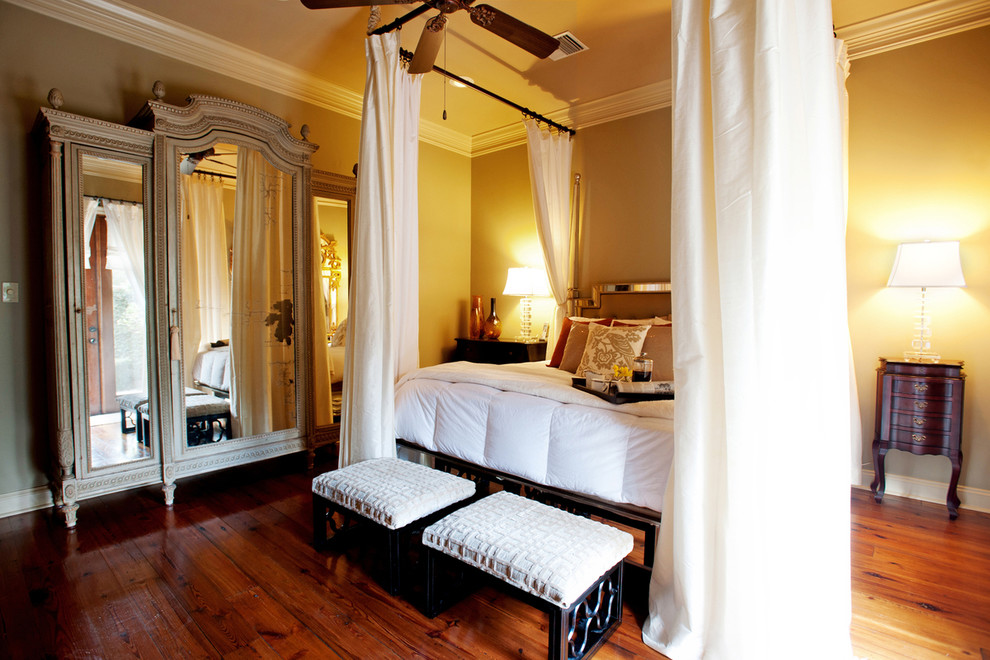Inspiration for a transitional bedroom remodel in New Orleans