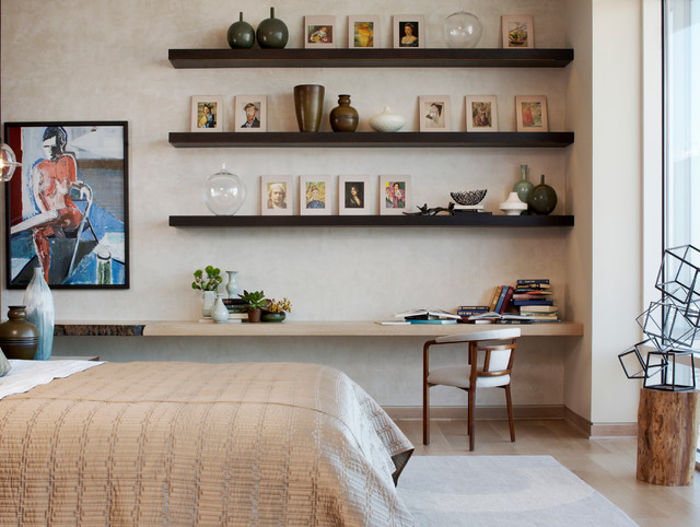8 Beautiful Ideas For Floating Shelves, Long Floating Shelves Living Room