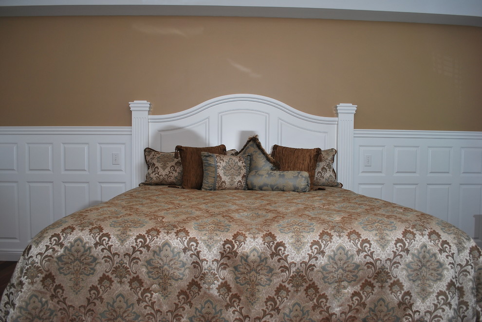 Wainscoting Beadboard with Raised Panel Headboard - Traditional ...