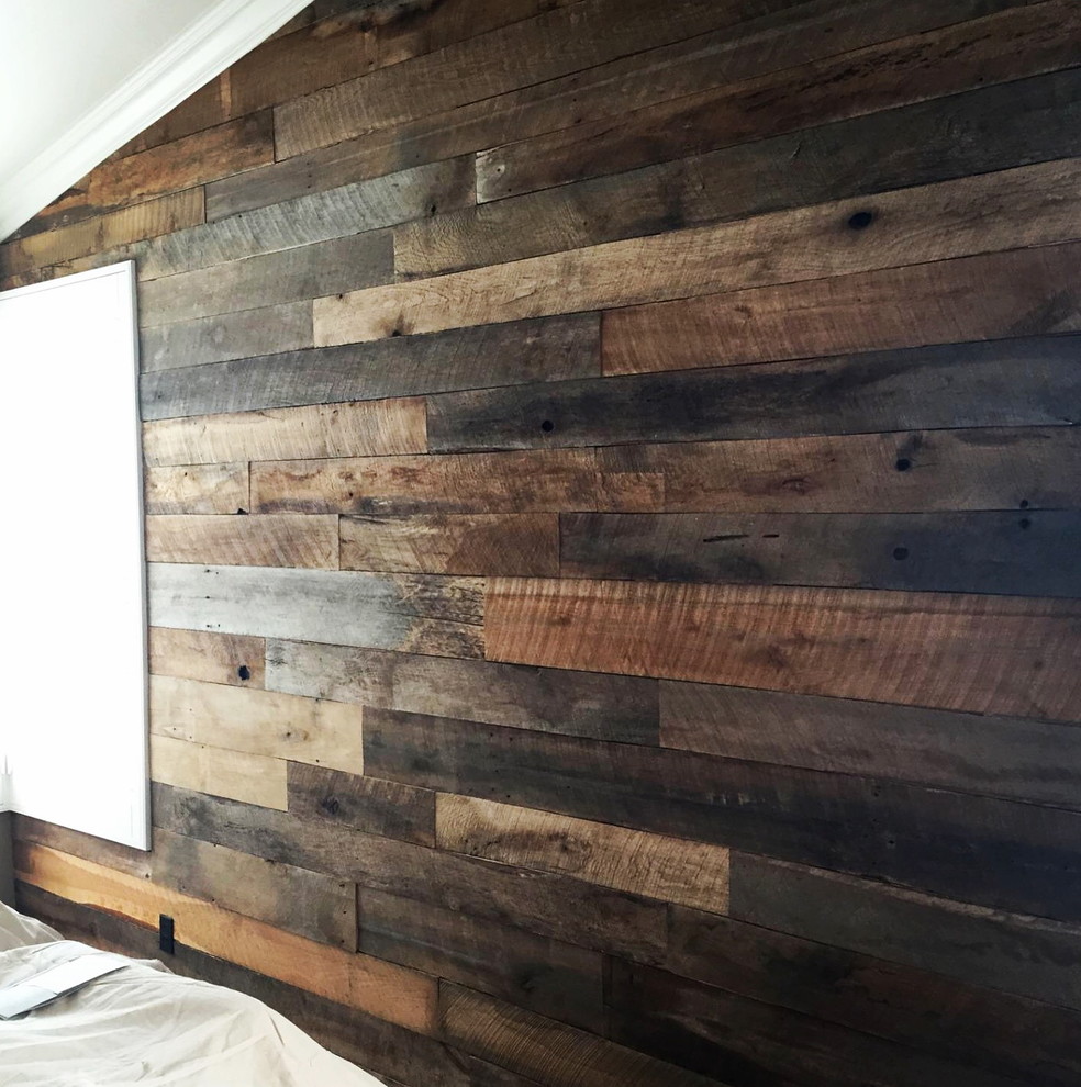 Wall Paneling Farmhouse Bedroom Orange County by Reclaimed Wood