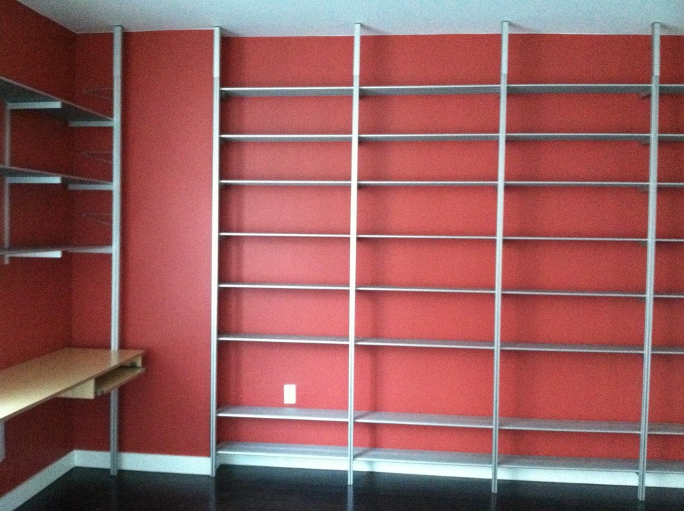 Wall System Contemporary Bedroom New York by SHELF SHOP GUY INC