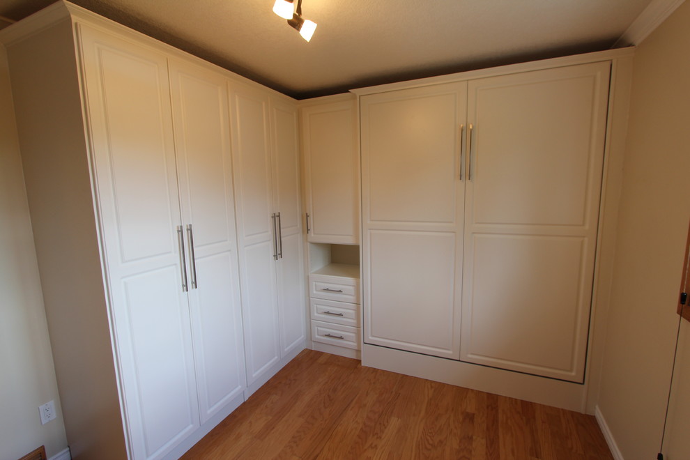 Wallbed and Wardrobe Transitional Bedroom Edmonton by Closet