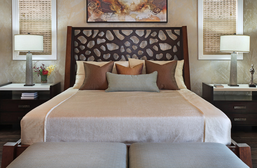 Example of a trendy bedroom design in Orange County