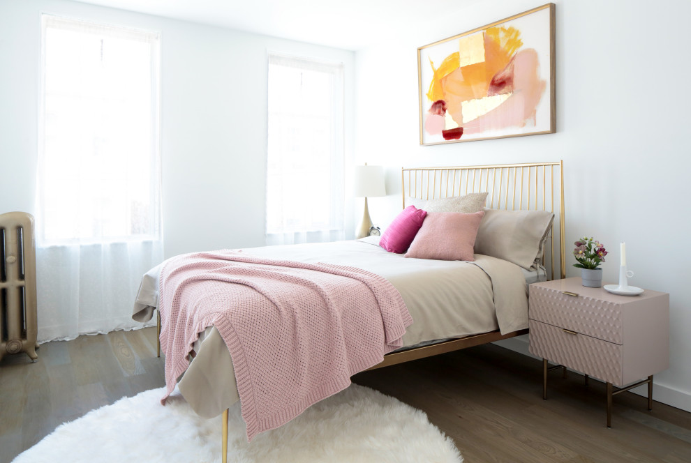 Wanderlust NYC Contemporary Bedroom New York by NH Design