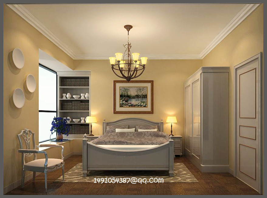 This is an example of a mediterranean bedroom.